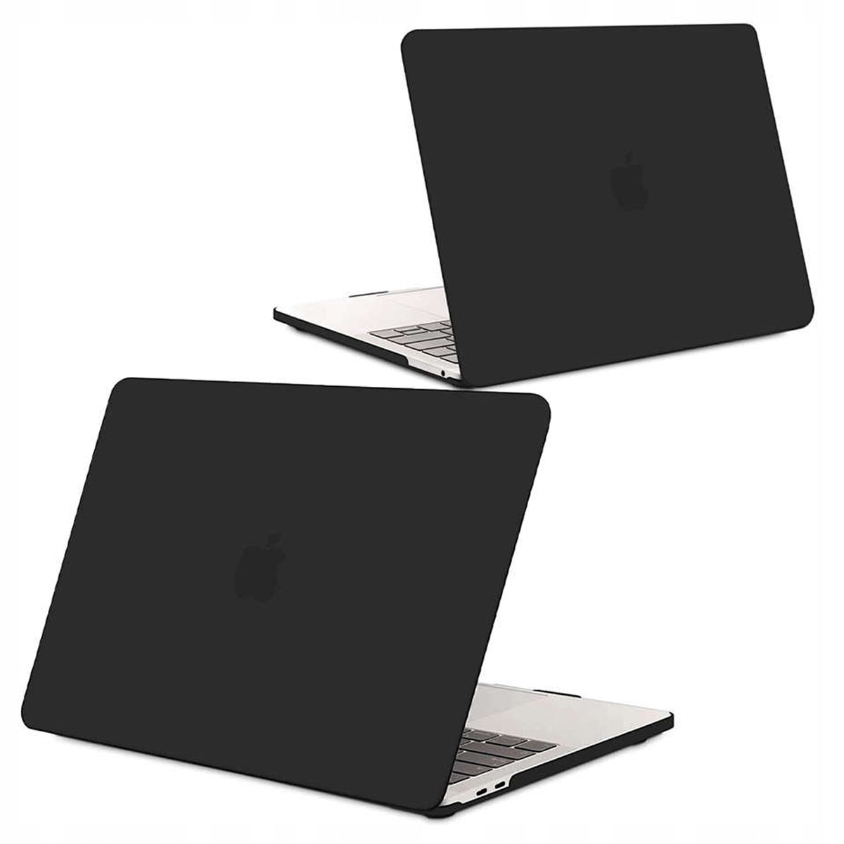 Carcasa Hard Case pentru MacBook Pro 13 inch, Alogy, finisaj mat negru, protectie impotriva zgarieturilor, acces complet la porturi