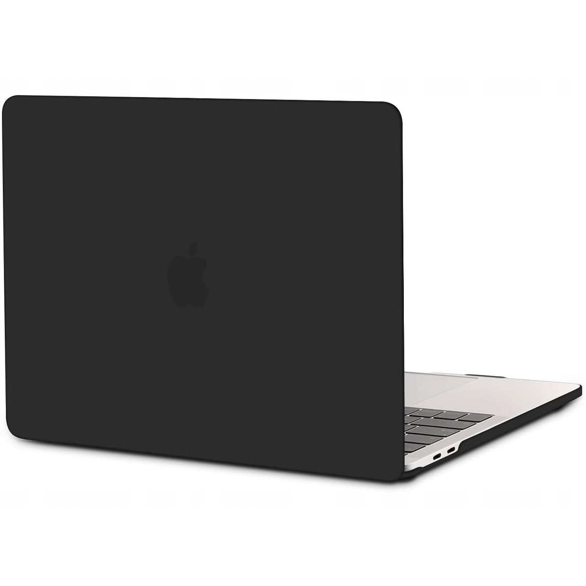 Carcasa Hard Case pentru MacBook Pro 13 inch, Alogy, finisaj mat negru, protectie impotriva zgarieturilor, acces complet la porturi