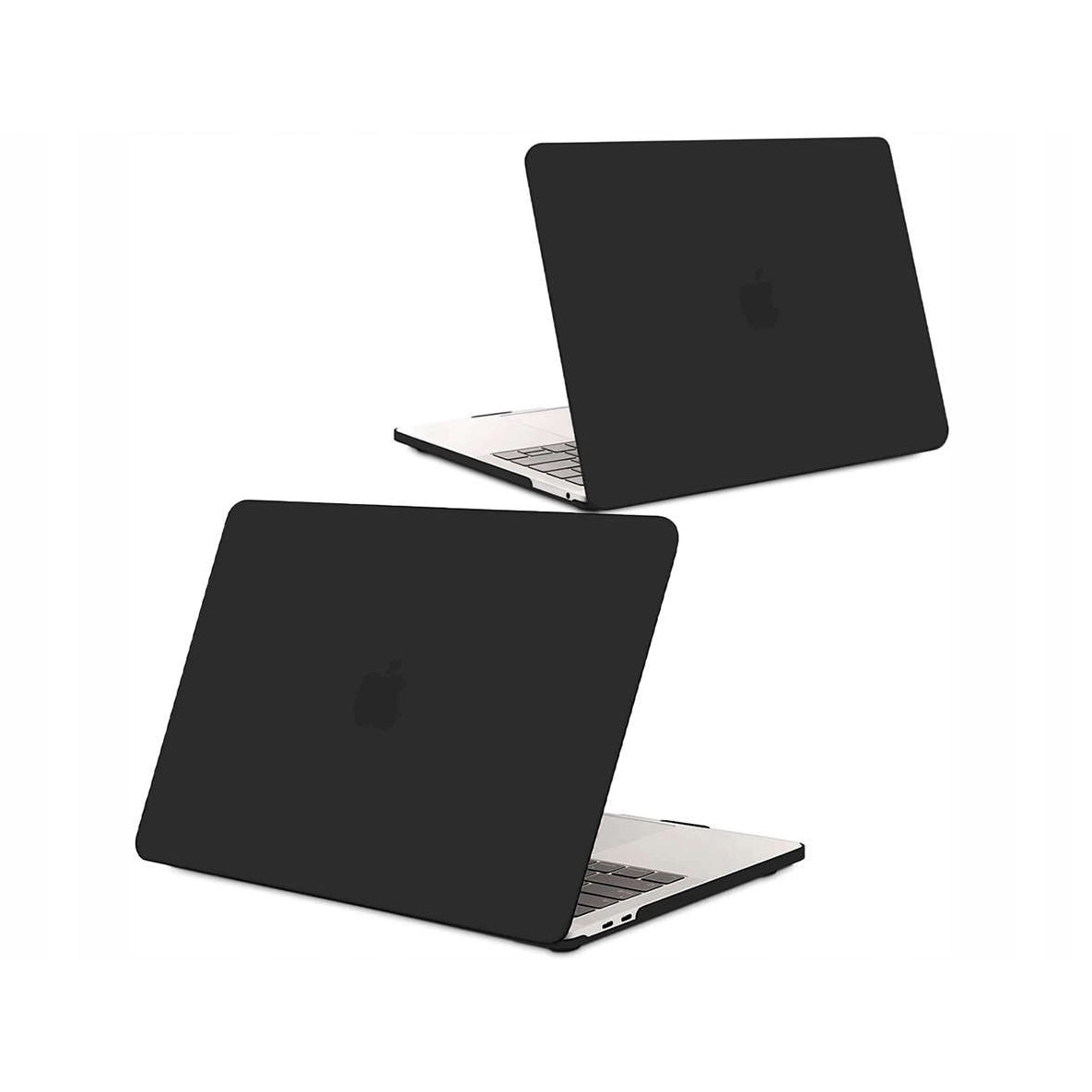 Carcasa Hard Case pentru MacBook Pro 13 inch, Alogy, finisaj mat negru, protectie impotriva zgarieturilor, acces complet la porturi