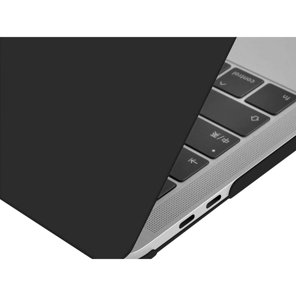 Carcasa Hard Case pentru MacBook Pro 13 inch, Alogy, finisaj mat negru, protectie impotriva zgarieturilor, acces complet la porturi