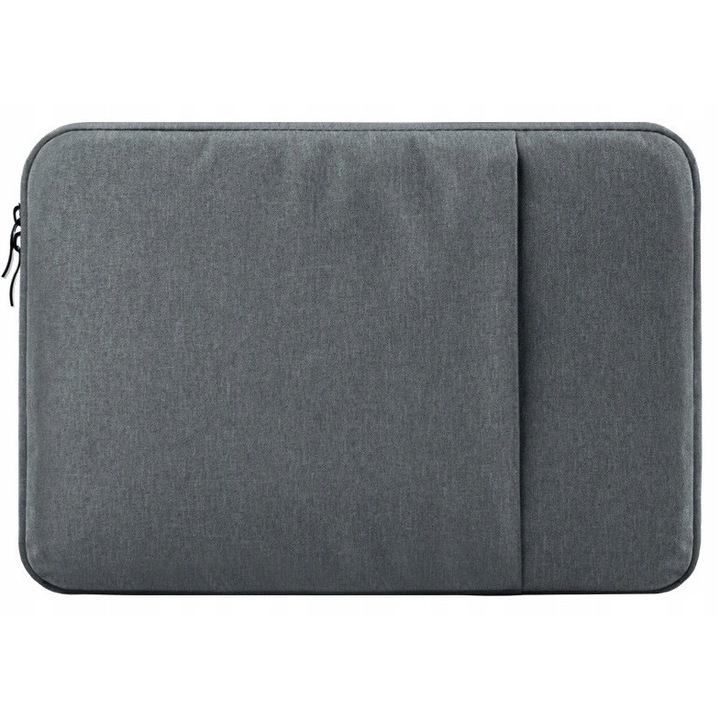 Husă laptop DKM 13.3", impermeabilă, design slim, gri, 35x24.5x2.5cm