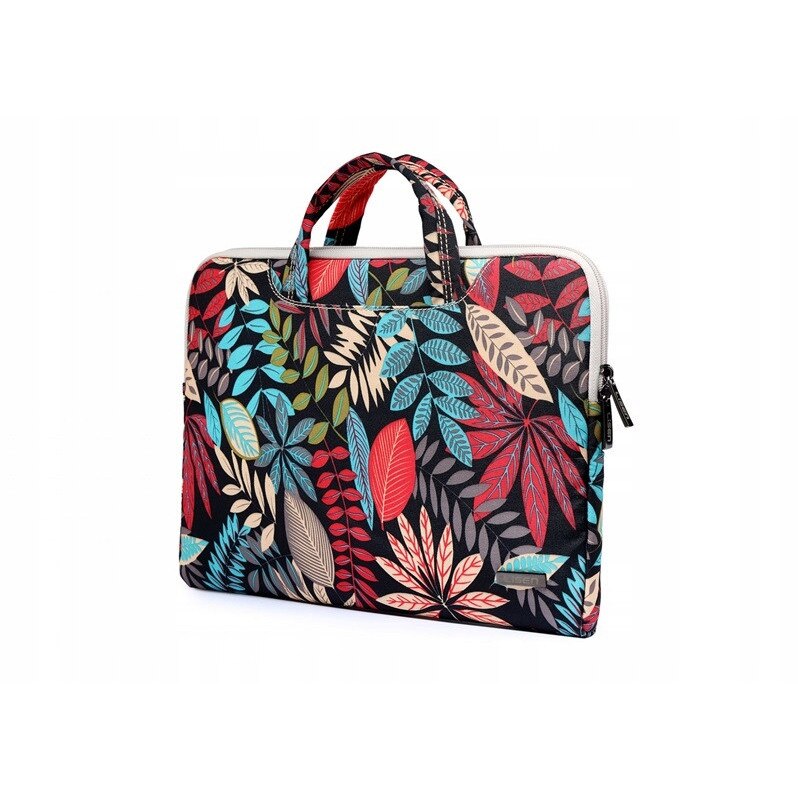Geantă universală impermeabilă pentru laptop 13-14 inch, DKM, multicolor, dimensiuni exterioare 34x25x2, 5 cm, include portofel mic asortat