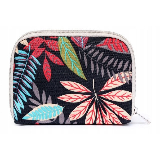 Geantă universală impermeabilă pentru laptop 13-14 inch, DKM, multicolor, dimensiuni exterioare 34x25x2, 5 cm, include portofel mic asortat