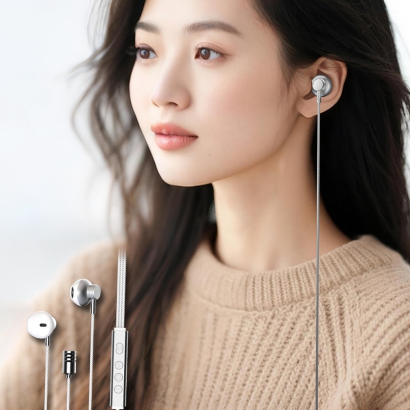 Casti, Bluetooth, calitate a sunetului de inalta definitie, design ergonomic, compacte si portabile, alb