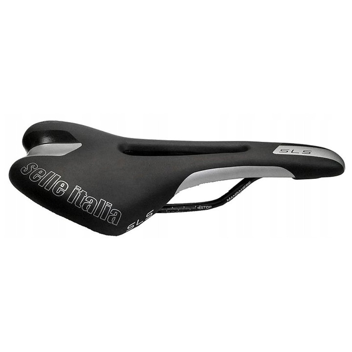 Saua de bicicletă Selle Italia SLS Flow, microfibra, 131x275mm, neagră