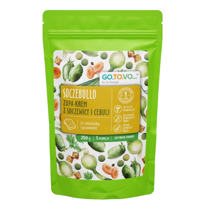 Supa crema, Gotovo, din linte si ceapa, 250 g