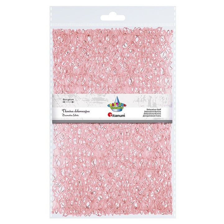 Tkanina decorativa Pudra Roz 60x50 cm, Titanum