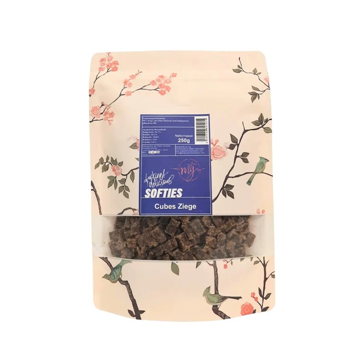 Recompense caini Paul & Paulina, din carne de capra, fara glicerina, 250g, pentru alergii