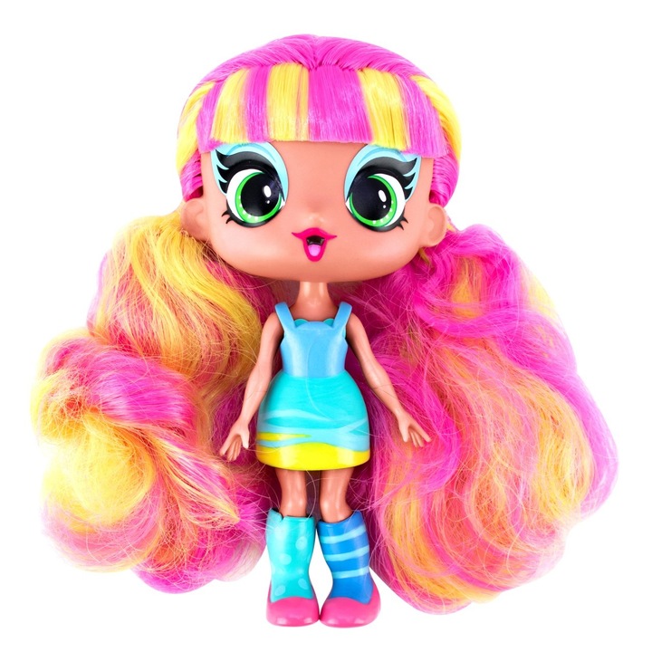 Papusa Mini Decora Sunny, Decora Girlz, 13 cm, multicolor