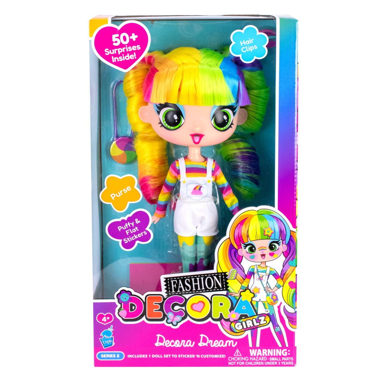 Papusa Decora Dream 28 cm cu Accesorii – Papusa de Personalizat, Peste ...