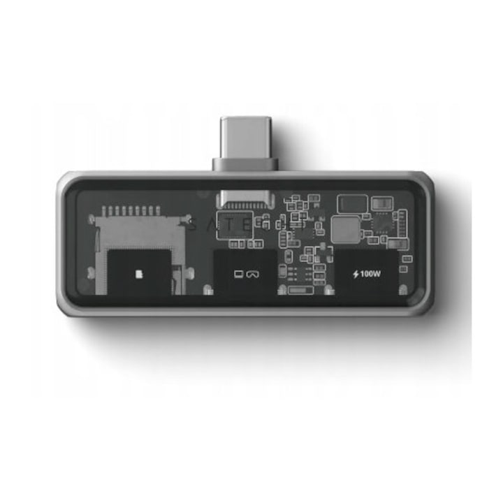 Adaptor Satechi USB-C 100W PD, Audio, DP 1.4, microSD, 1x USB-C
