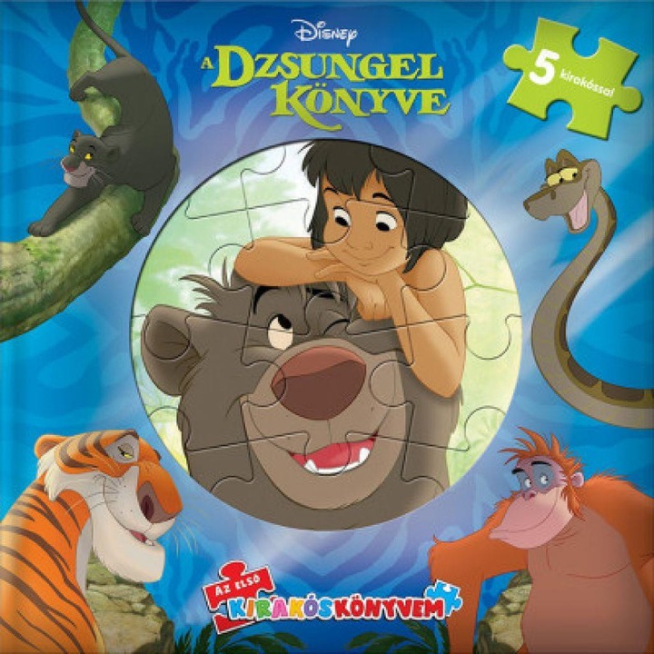 Kolibri Kiadó: Disney - Az első kirakós könyvem: Dzsungel könyve