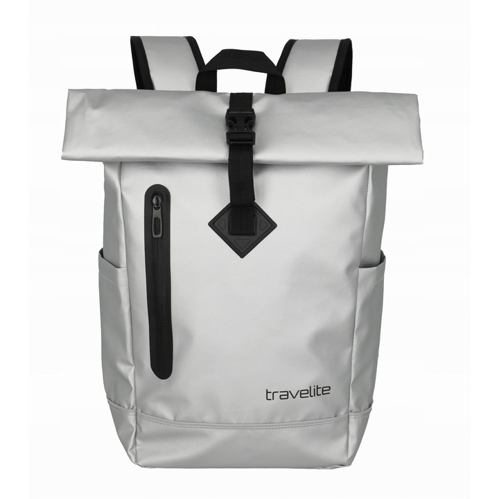 Раница Travelite Roll-Top Водоустойчива Сребриста