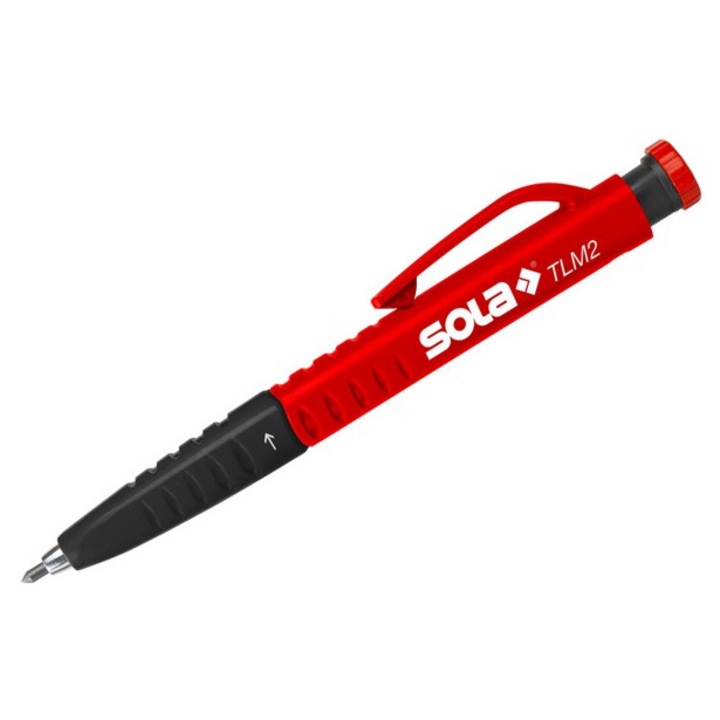 Маркер за дълбоки дупки, SOLA, 15см, с функция за щанцоване, подвижна капачка, ABS