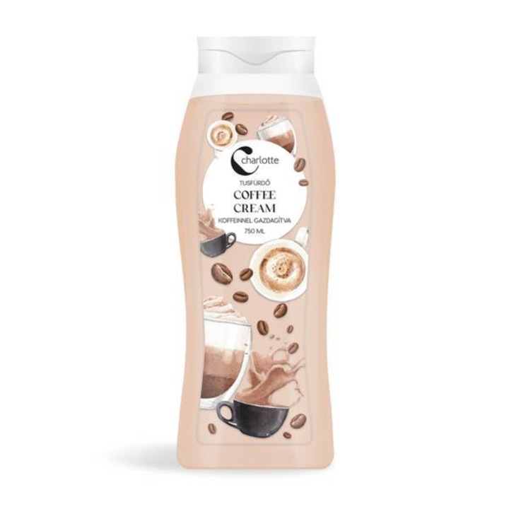 Gel de duş Charlotte, cremă de cafea, 750ml, unisex