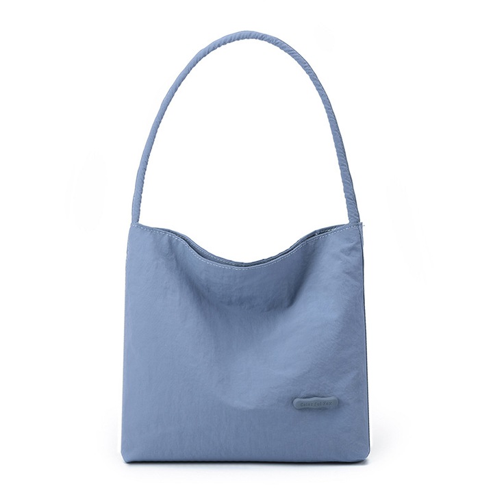 Női kézitáska, könnyű, lezser és sokoldalú, tartós nejlonból, írisz mintával, 20*21cm