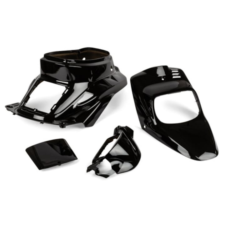 Set carenaje 4 bucăți negru Yamaha BWs înainte de 2004 MX_STR-990/BK