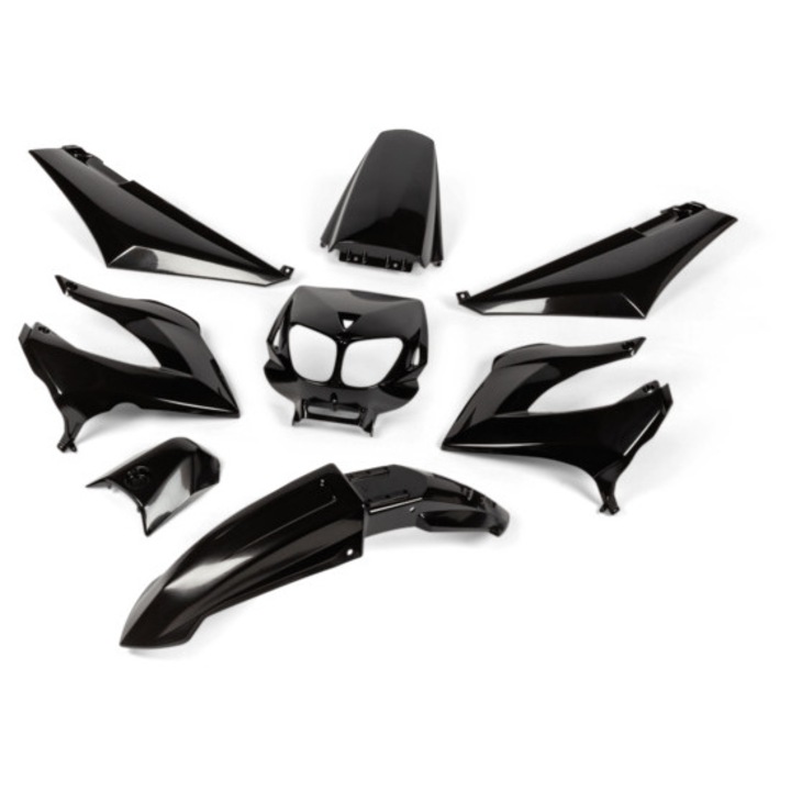 Idomkészlet 8 db fekete Derbi X-treme 2011 előtti MX_STR-994/BK