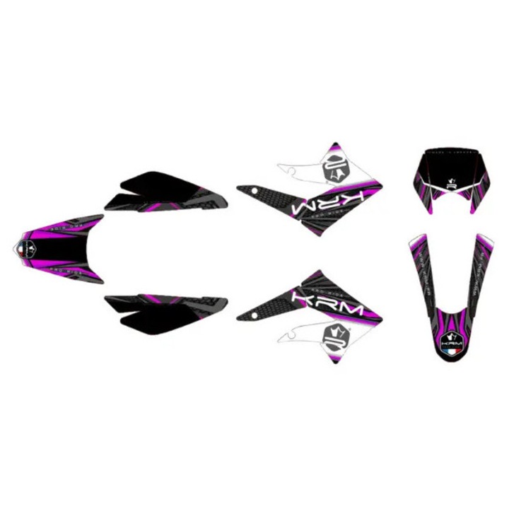 Grafikai készlet KRM lila Derbi X-treme 2011 - 2017 MX_KR553F