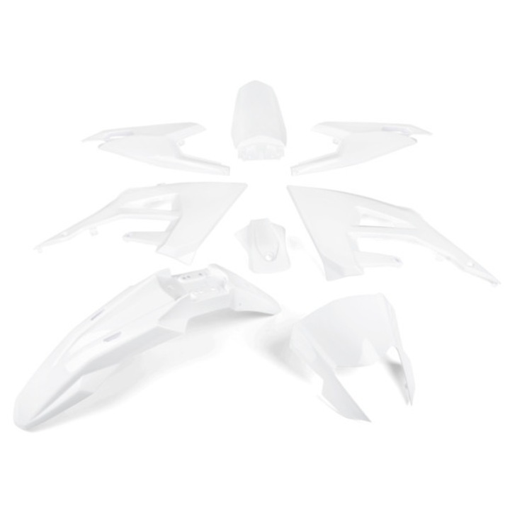 Burkolatkészlet 8 db. fehér Derbi X-Treme 2018 után MX_STR-996.00/WH