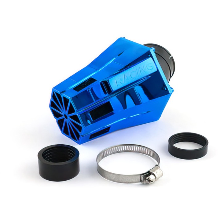 Légszűrő STR8 d.28-35 EVO 30° szög kék / fekete hab MX_STR-335.00/BL