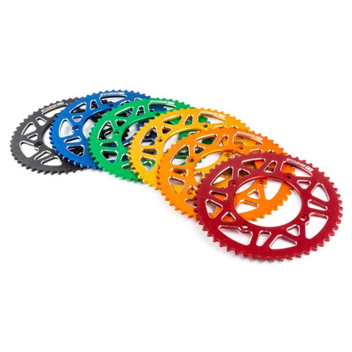 Hátsó lánckerék 53 fog - 420 Stage6 alumínium CNC kék Beta RR MX_S6-2018801/BL