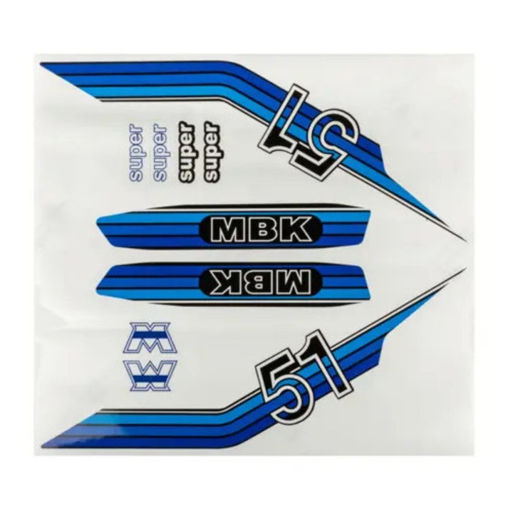 Grafikai készlet kék MBK 51 (8 db) MX_CGN515513