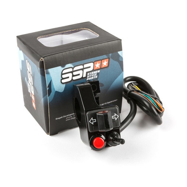 Kapcsolóegység Stage6 SSP bal oldal, fekete MX_S6-SSP119/BK