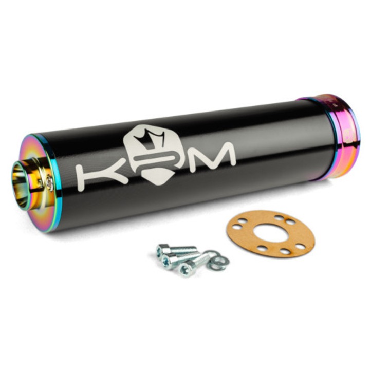 Kipufogódob KRM 70 - 90 Fekete / Neochrome MX_KR119F