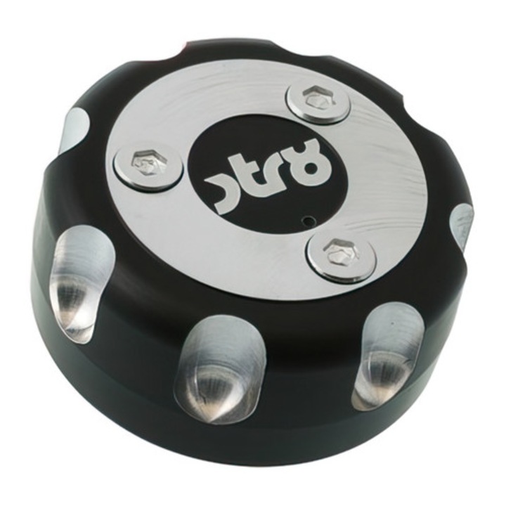 Üzemanyagtartály sapka STR8 Derbi Senda fekete MX_STR-510.10/BK