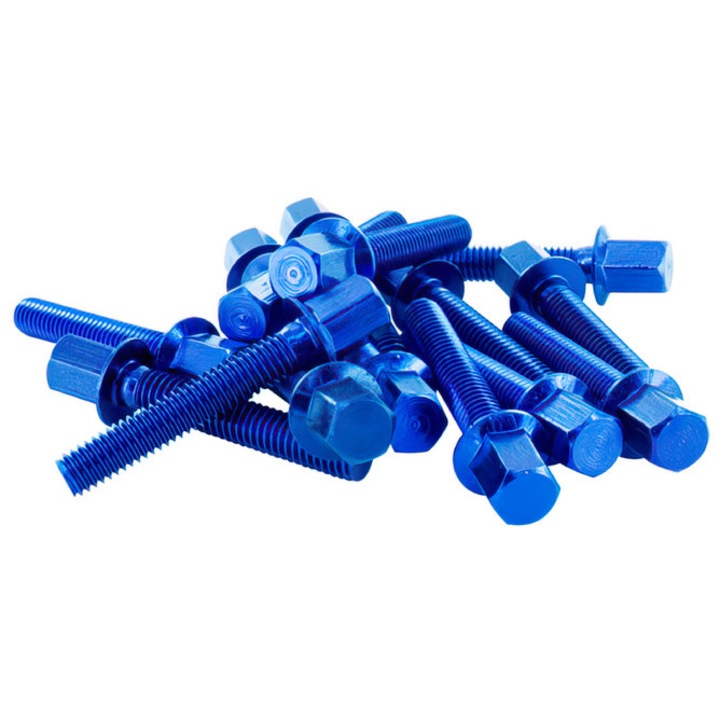 Variátor burkolat díszítő csavarok STR8 Piaggio eloxált kék MX_STR-552.92/BL