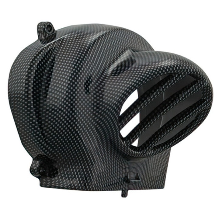 Hűtőventilátor fedél légbeömlővel Piaggio AC karbon hatású MX_STR-532.52/CA
