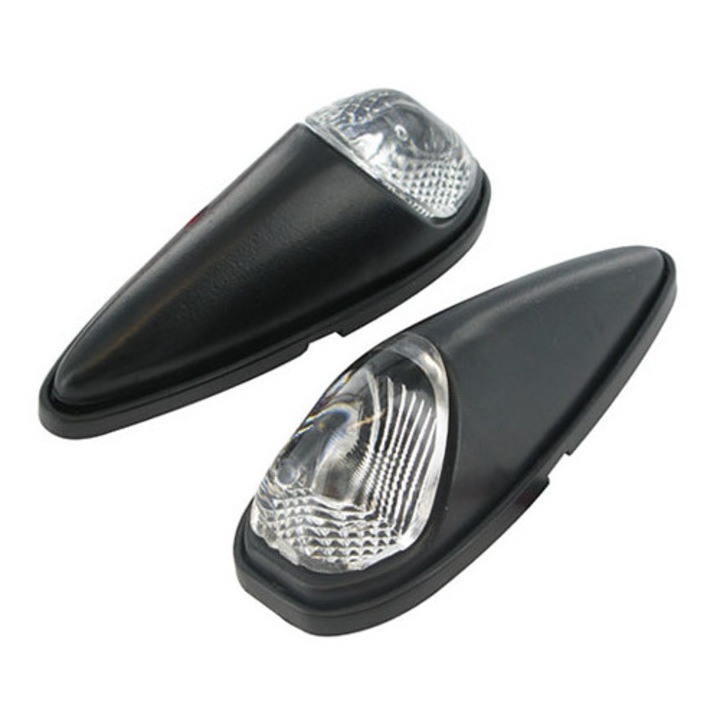 Rápréselhető fény / Index csepp alakú átlátszó / fekete MX_STR-695.02/BK