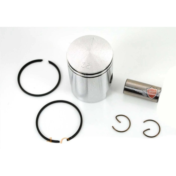 Dugattyú komplett készlet 38 mm átmérő 14 dugattyúcsapszeg Hercules K 50, KX, GT, GX, Supra, DKW, KTM számára MG00064261