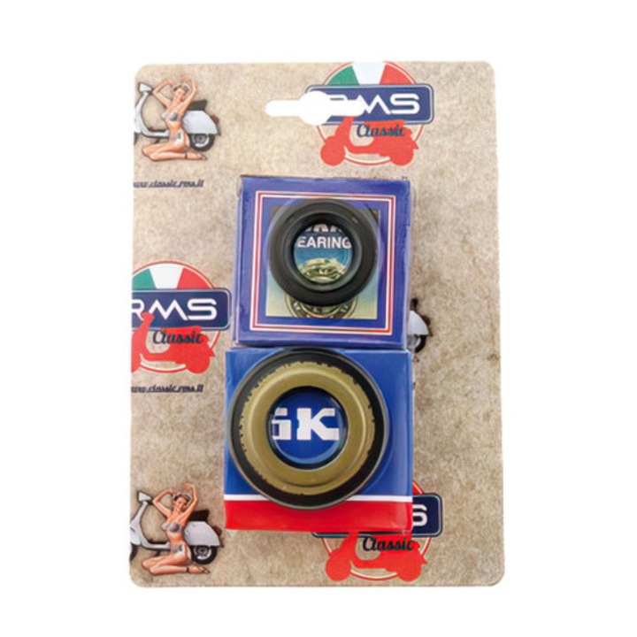 Комплект лагери + маслени уплътнения за колянов вал RMS Vespa 125cc Primavera / ET3 MX_R100200760