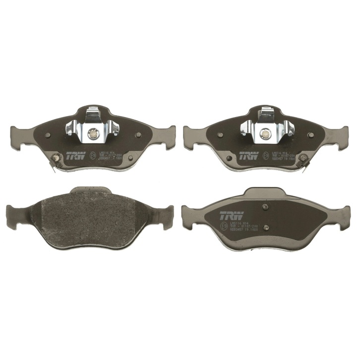 Fékbetét készlet, tárcsafék Toyota Yaris (_P9_) Benzin Trw Gdb3457