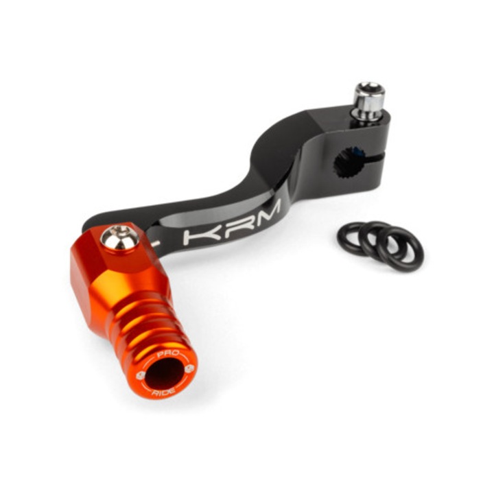 Sebességváltó kar KRM fekete / narancs Minarelli AM6 MX_KR579F