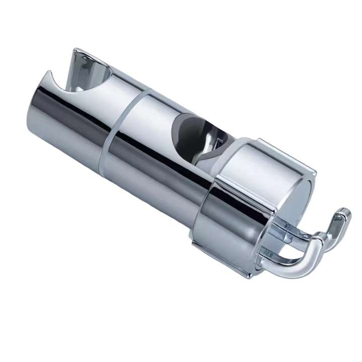 Suport pentru cap de dus fara gaurire, argintiu