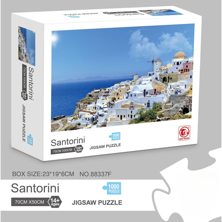 Puzzle Santorini, 1000 darab, készlet