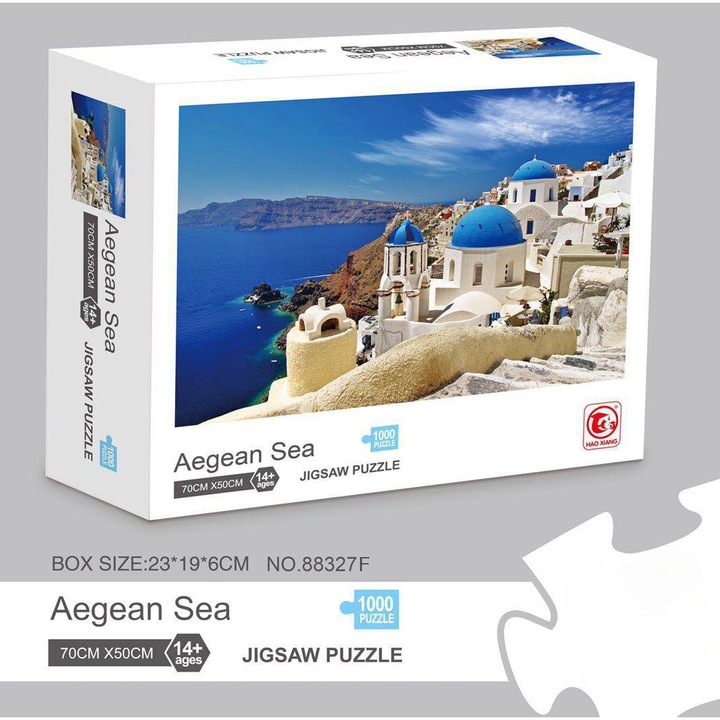 Puzzle 1000 darabos, Égei-tenger, szett