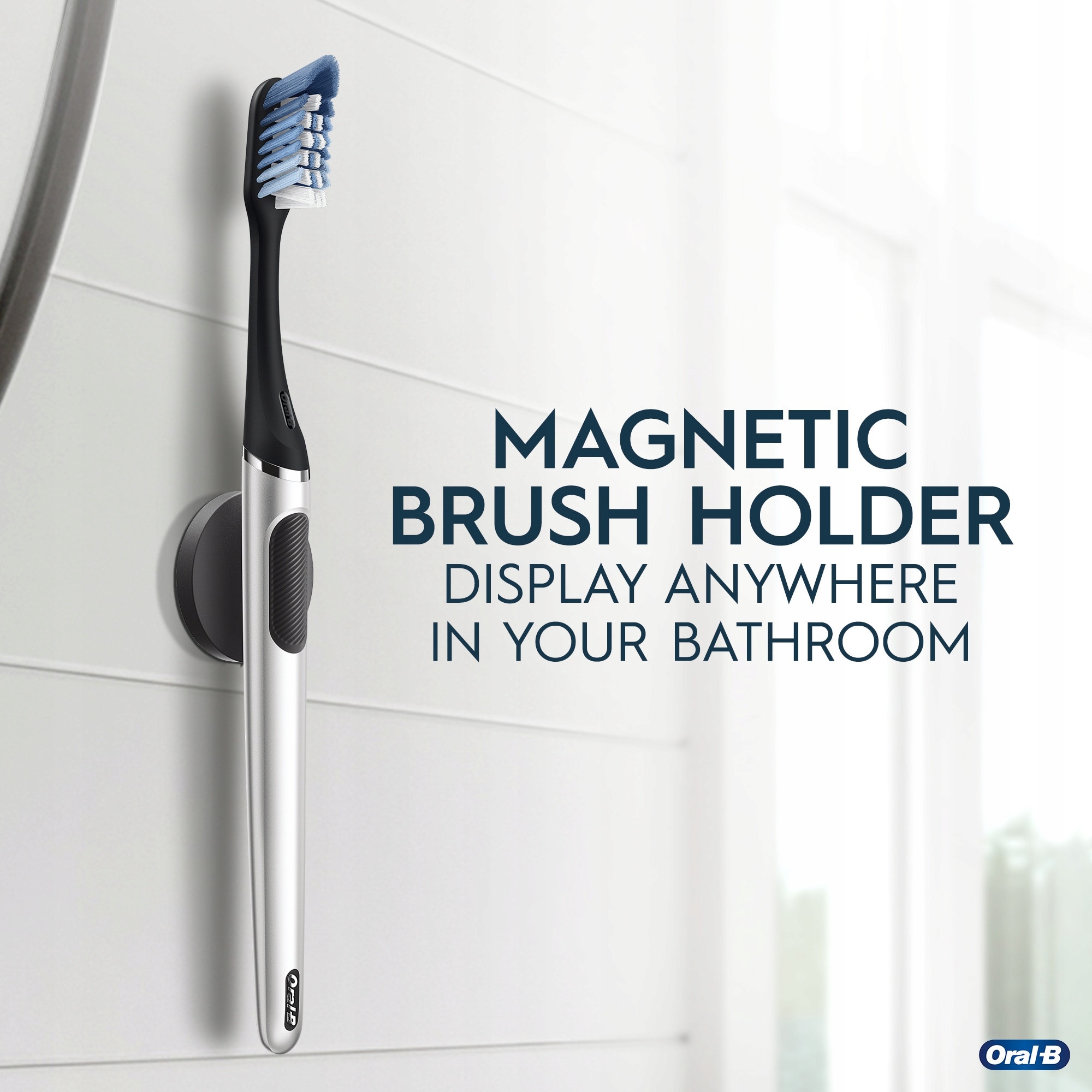 Periuță de dinți manuală Oral-B Clic, set cu suport magnetic