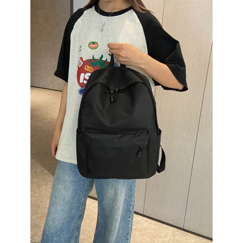 Rucsac laptop casual, negru, 29x10x39cm, pentru barbati si femei, cu compartimente multiple