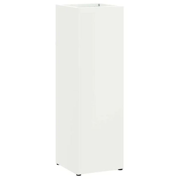 Стойка за чадър vidaXL, Бяло, 15.5 х 15.5 х 49 cm, Метал