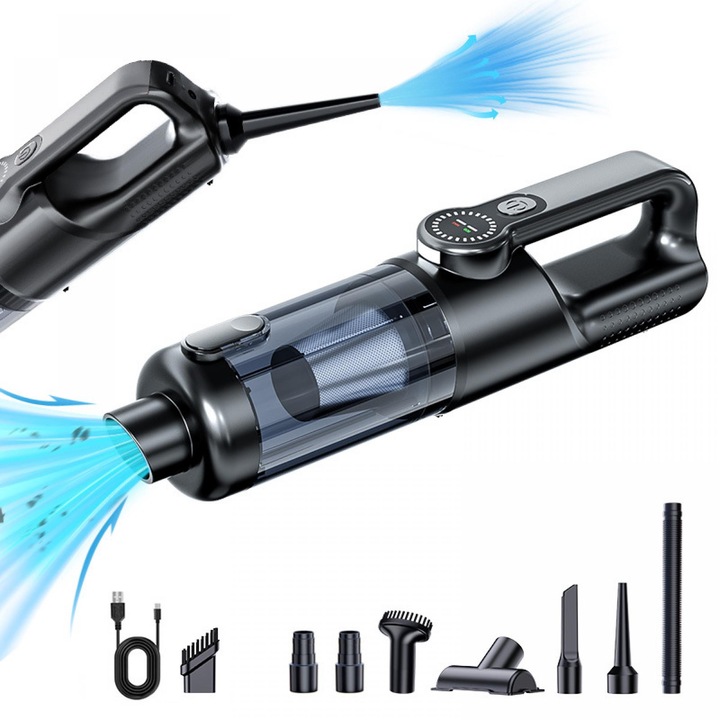 Aspirator Fara Fir Pentru Uz Casnic Putere Mare De Aspirare 17000Pa Aspirator Portabil De Mare Putere