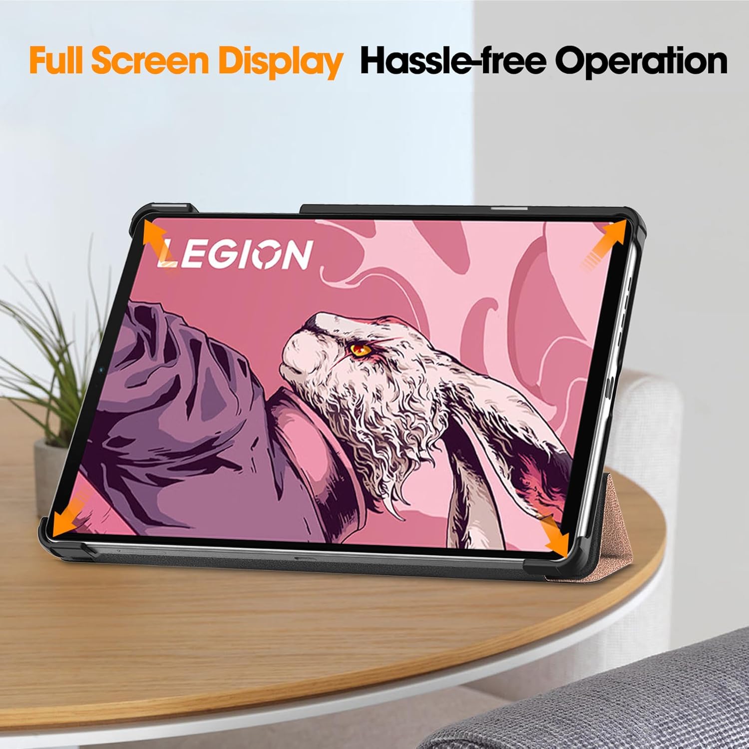 Husa pentru Lenovo Legion Tab Gen 3 2025 8.8 inch tip stand functie sleep/wake-up si inchidere magnetica, protectie 360 - Graffiti
