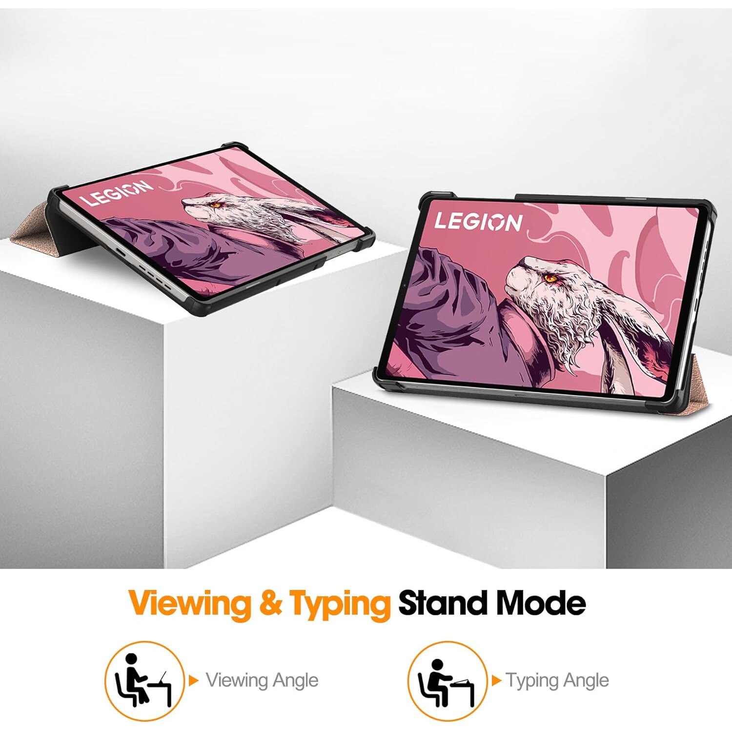 Husa pentru Lenovo Legion Tab Gen 3 2025 8.8 inch tip stand functie sleep/wake-up si inchidere magnetica, protectie 360 - Graffiti