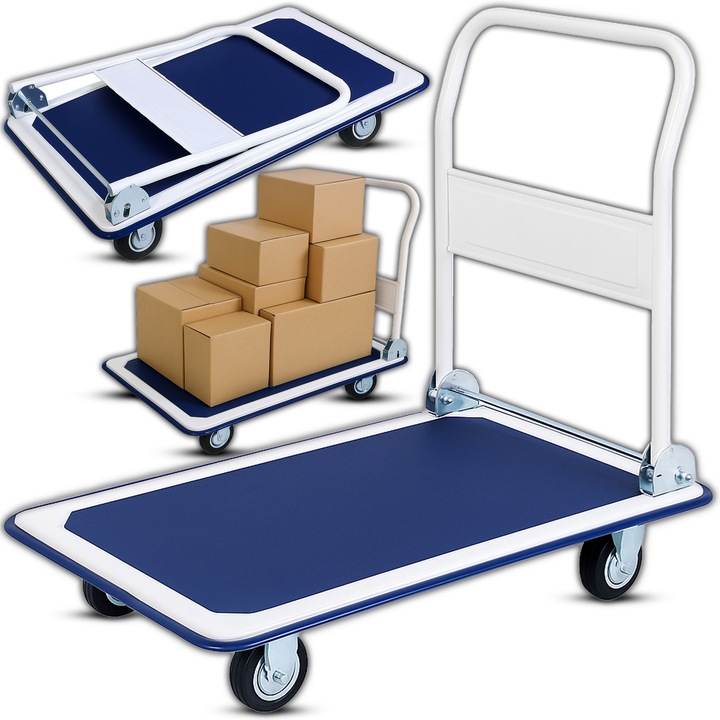 Carucior Platforma Transport Marfa RETOO DailyPro, 150kg, Antiderapanta ...