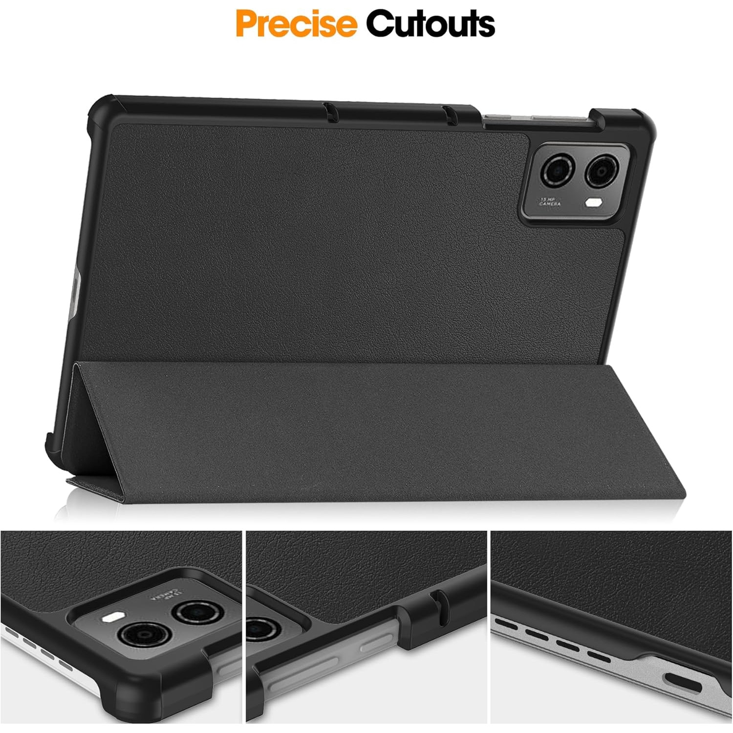 Husa pentru Lenovo Legion Tab Gen 3 2025 8.8 inch tip stand functie sleep/wake-up si inchidere magnetica, protectie 360 - negru