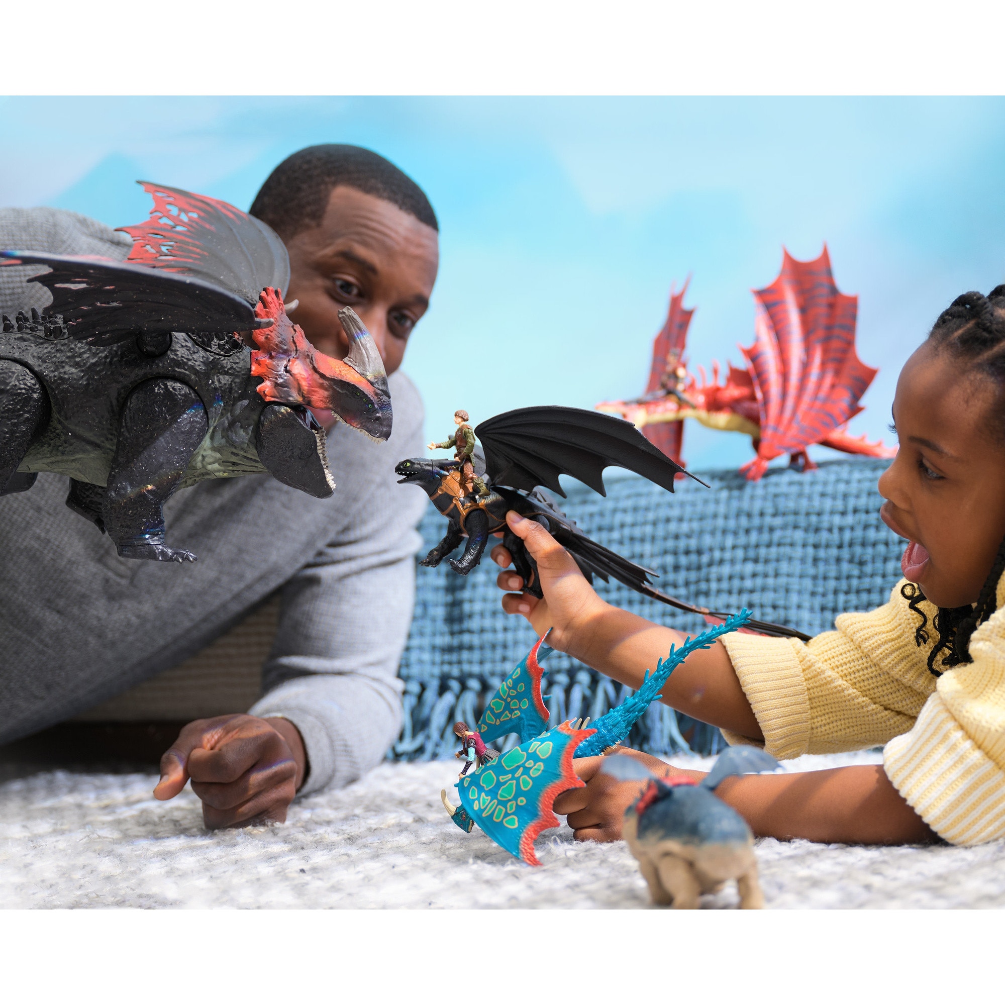 How to Train Your Dragon Set de dragoni si figurine 7 piese Dragon