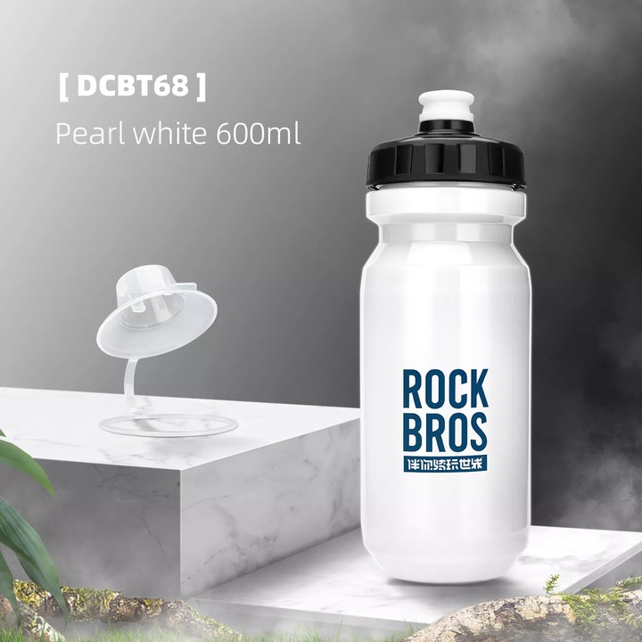Rockbros kulacs, Fehér, 600ml